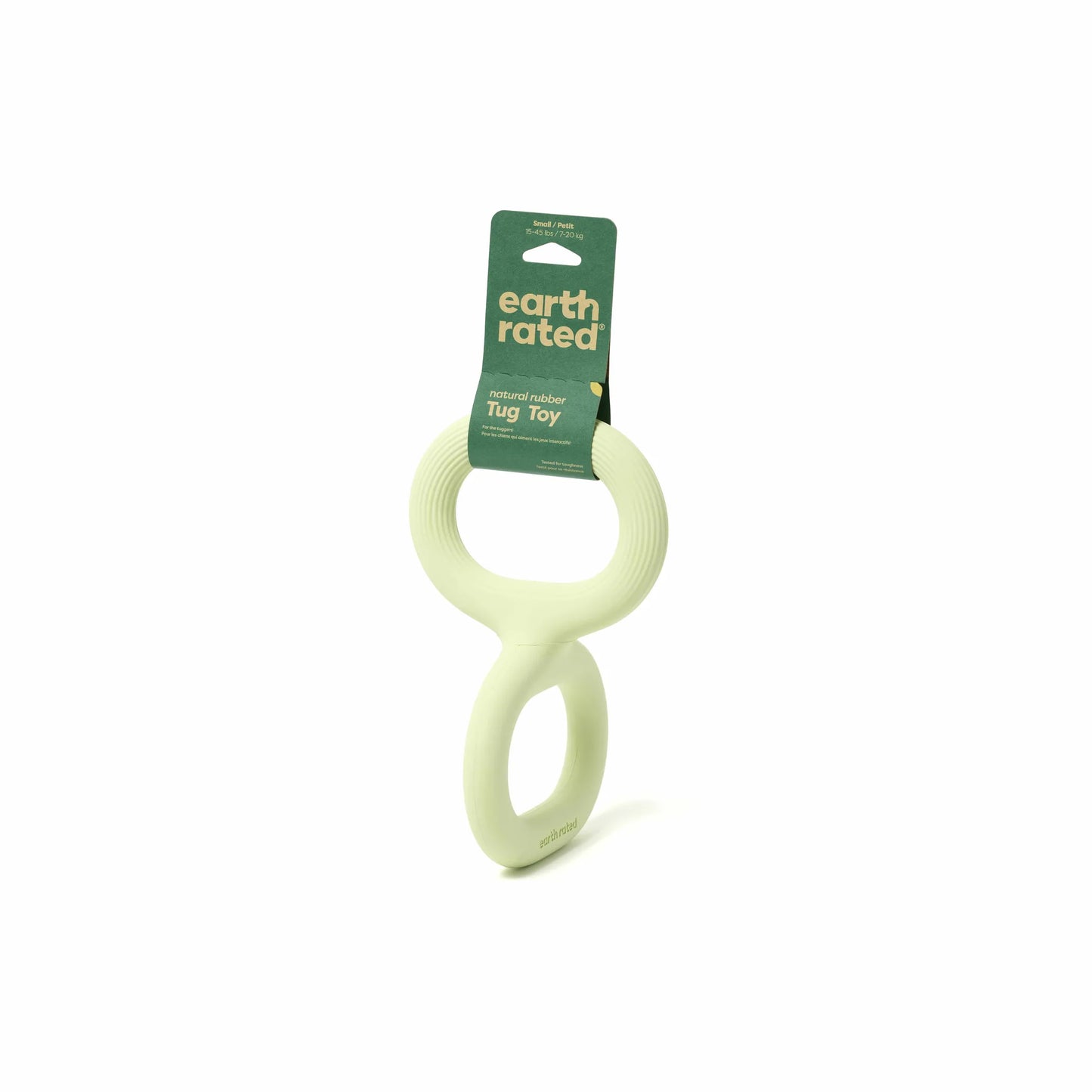 Earth Rated Rubber Tug Dog Toy