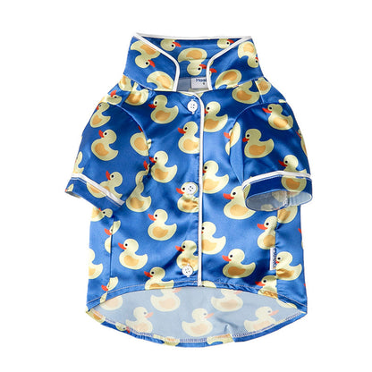 Pet Silk Duck Pajamas