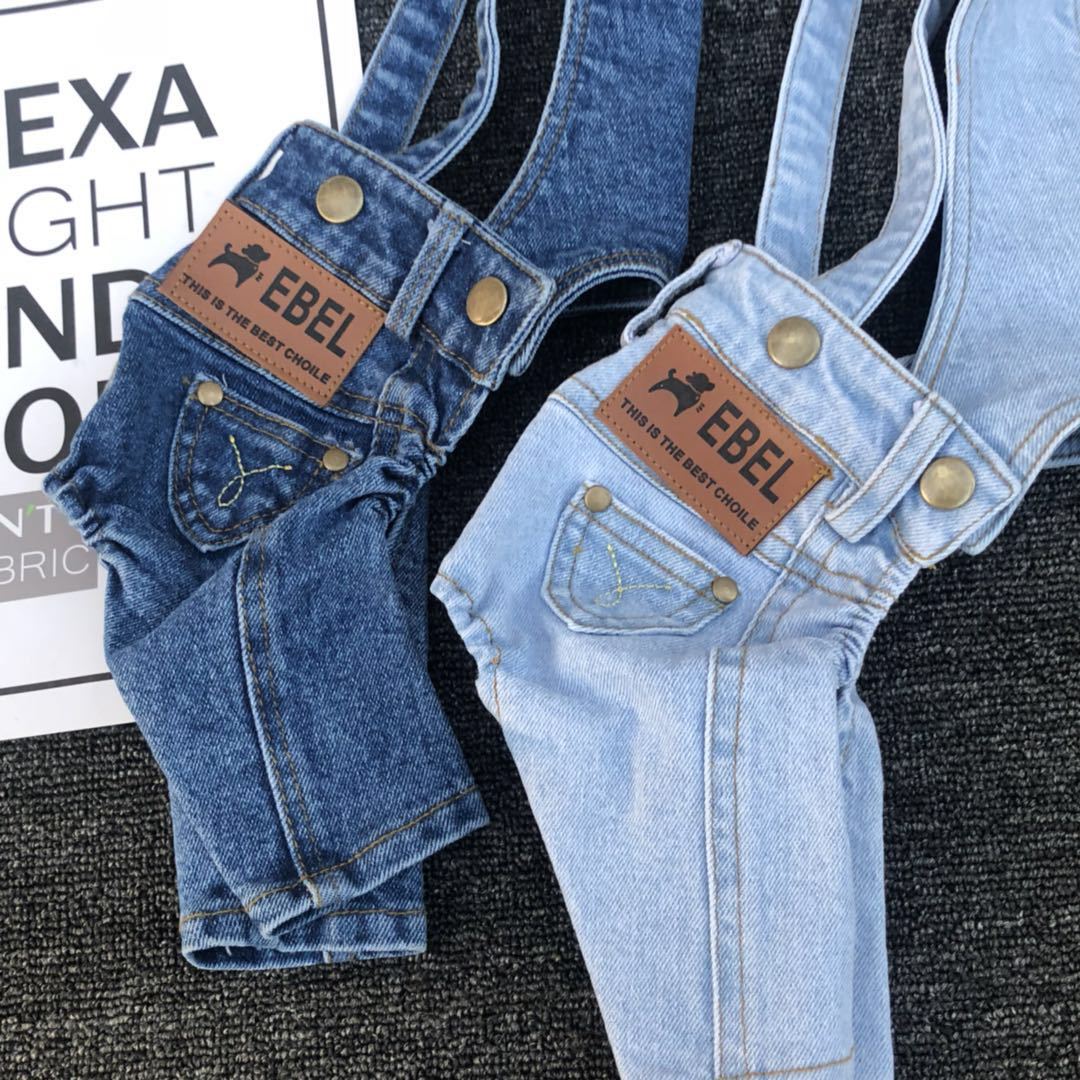 Denim Jumpsuit for Small Pets