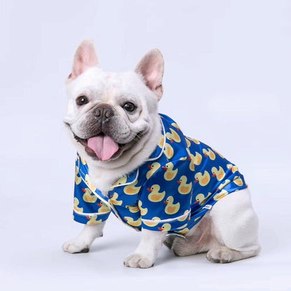 Pet Silk Duck Pajamas