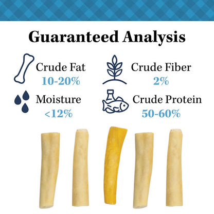 Country Living 5”-7” Cow Tails Dog Chews – 10 Count Bag – All-Natural, Single-Ingredient, Long-Lasting Beef Chews – High-Protein, Grain-Free – Promotes Dental Health
