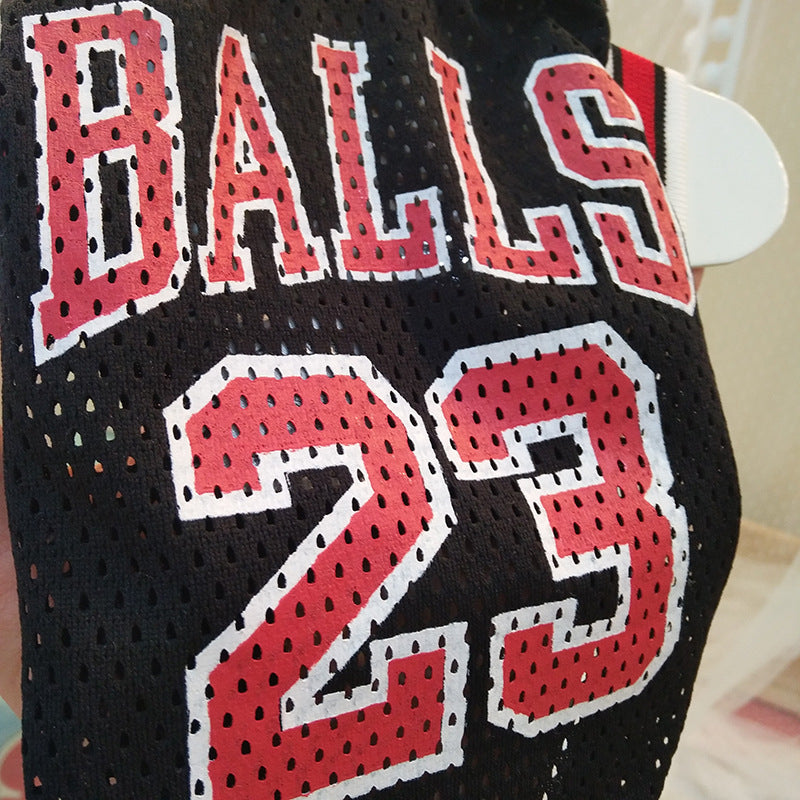 Mesh Basketball Uniform Jersey for Dog Cat Pet