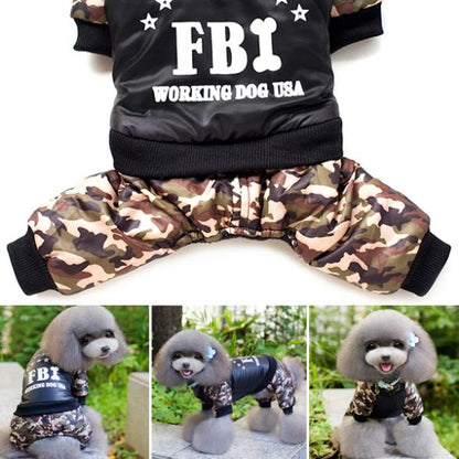FBI Camouflage Coat |  Jumpsuit Pants