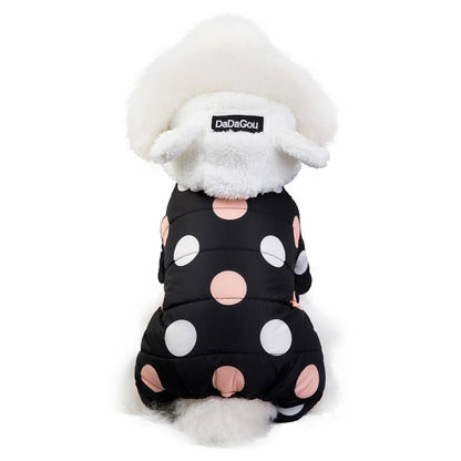 Big Polka Dot Snowsuit Jumpsuit